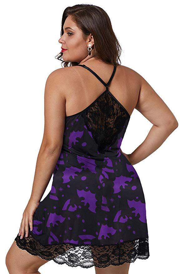 Plus Size Printing plus-Sized plus-Sized Thin Skirt Print Jumpsuit
